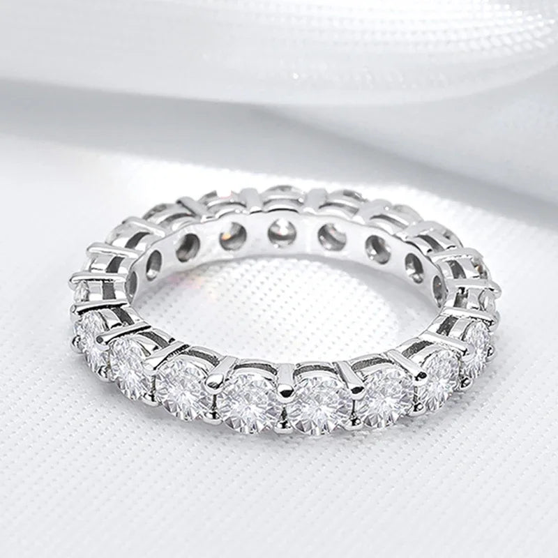 Moissanite Eternity Band