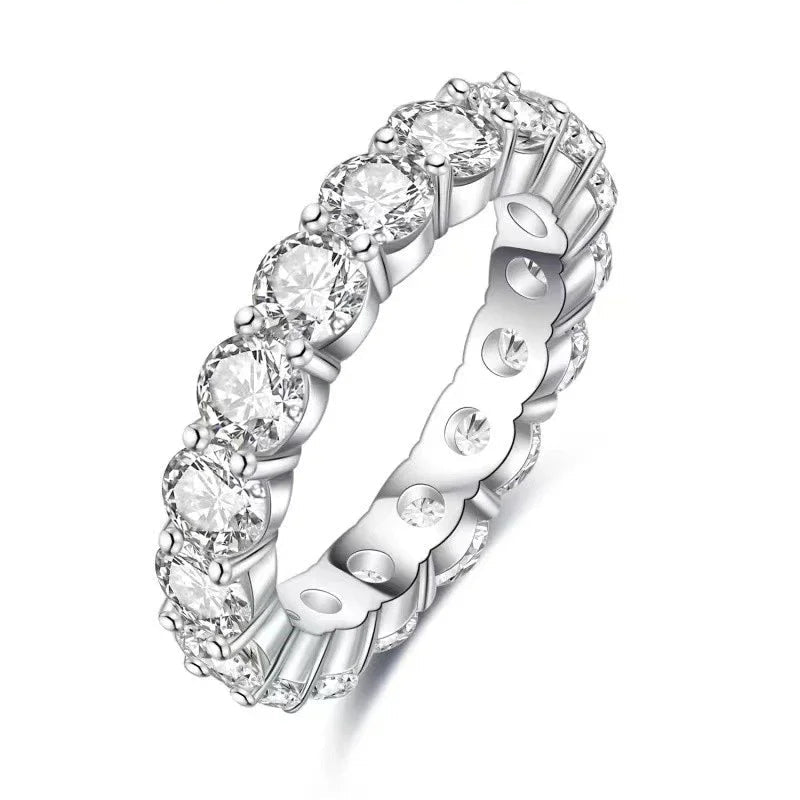 Moissanite Eternity Band