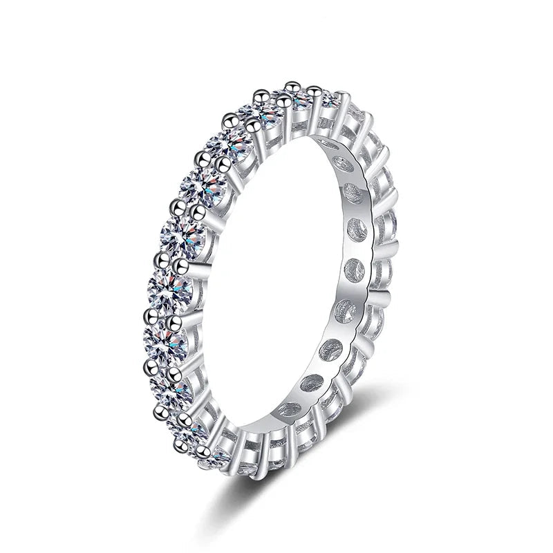 Moissanite Eternity Band