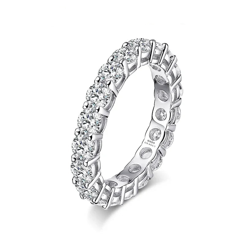 Moissanite Eternity Band