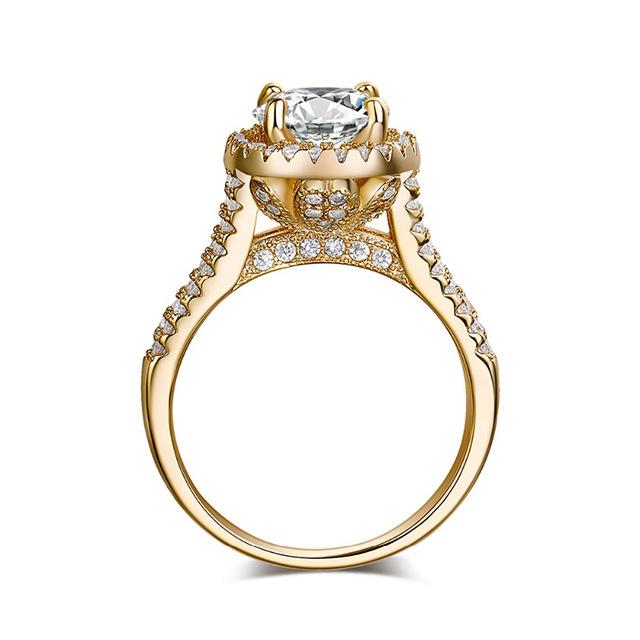 Studded Flower Ring
