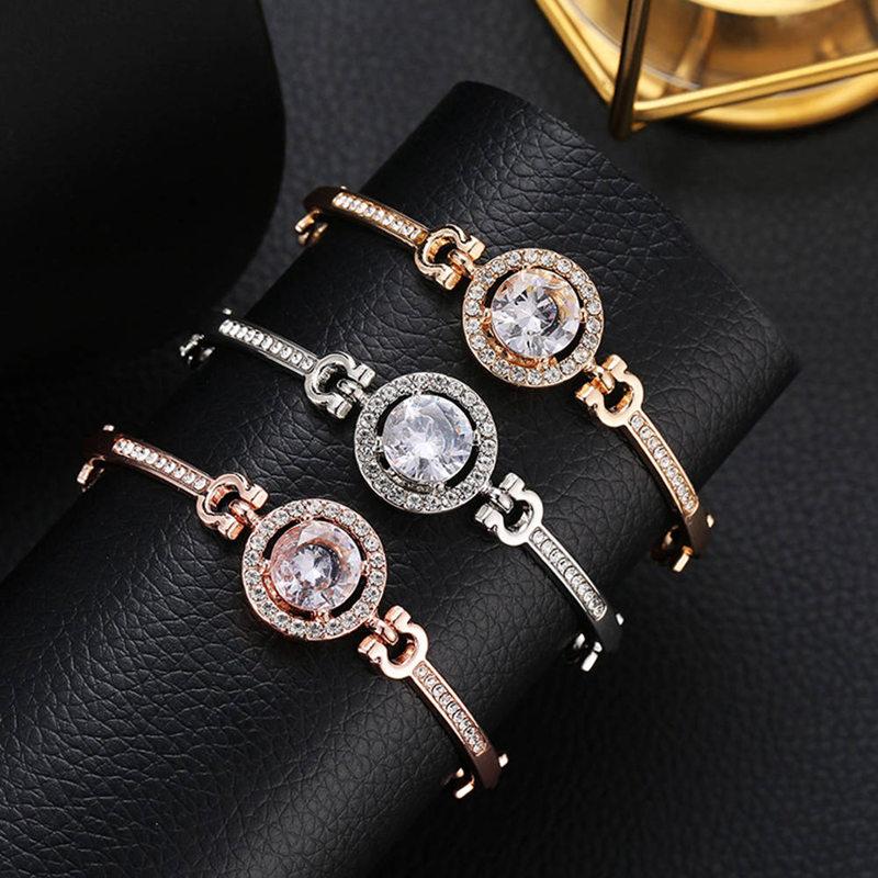 Luxury Austrian  Zircon Multi-Layer Bracelet